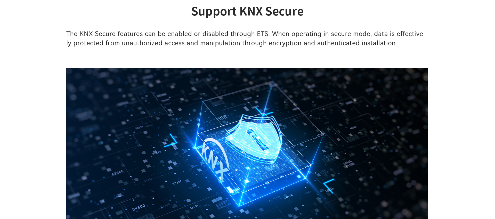 KNX CO₂ sensor, 55mm